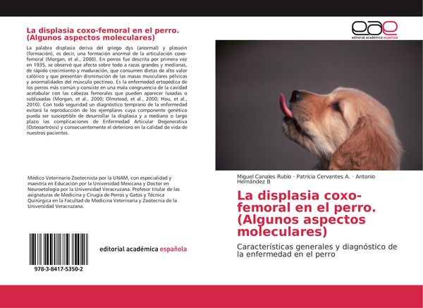 Produktbild: La displasia coxo-femoral en el perro. (Algunos aspectos moleculares)
