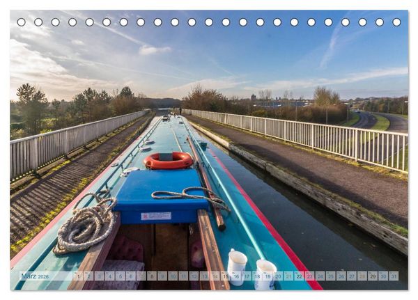 Produktbild: Narrow Boating auf dem Grand Union Canal (Tischkalender 2026 DIN A5 quer), CALVENDO Monatskalender