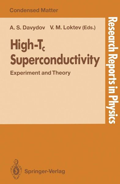 Produktbild: High-Tc Superconductivity