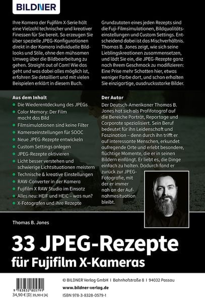 33 JPEG-Rezepte für Fujifilm X-Kameras