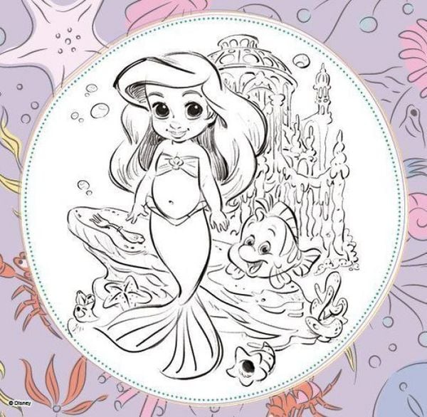 Produktbild: Disney Prinzessin: Kleine Prinzessinnen Malblock
