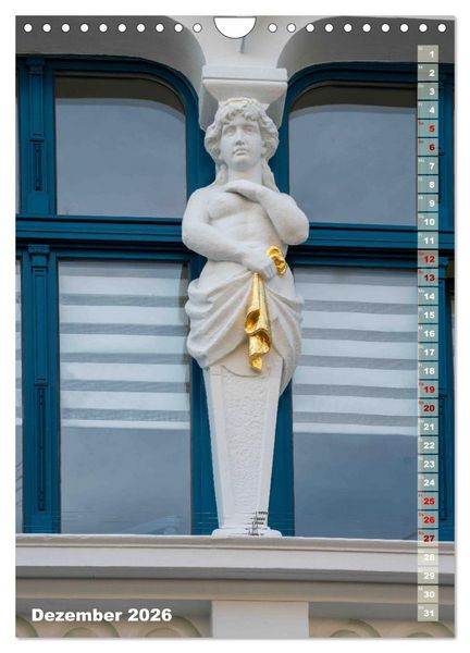 Produktbild: Fassadenk&uuml;nste (Wandkalender 2026 DIN A4 hoch), CALVENDO Monatskalender