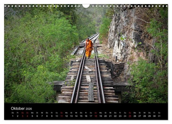 Produktbild: Tropenparadies Thailand 2026 (Wandkalender 2026 DIN A3 quer), CALVENDO Monatskalender