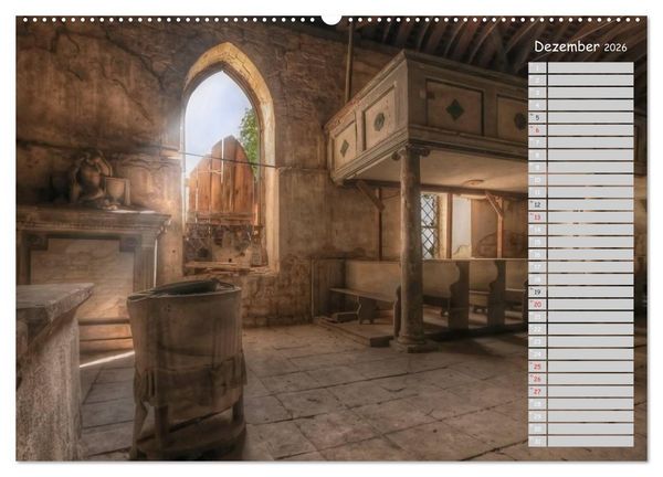 Produktbild: Lost Places - verlassene Orte (Wandkalender 2026 DIN A2 quer), CALVENDO Monatskalender