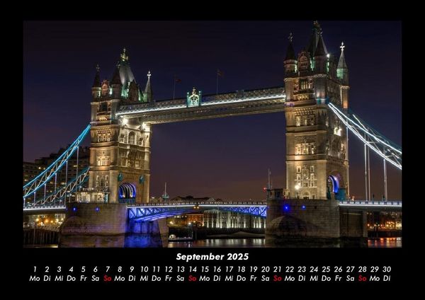 Produktbild: London 2025 Fotokalender DIN A3