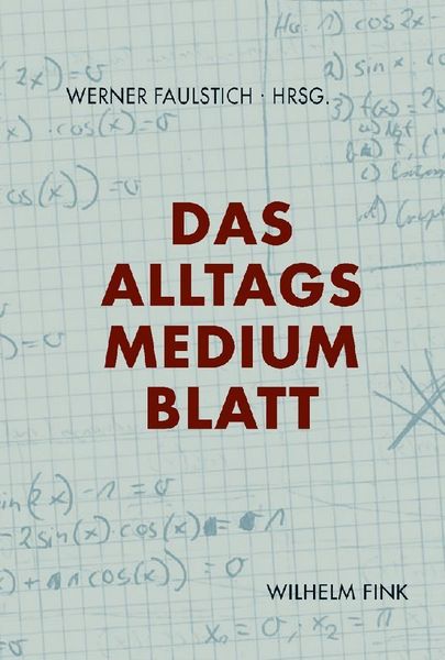 Produktbild: Das Alltagsmedium Blatt