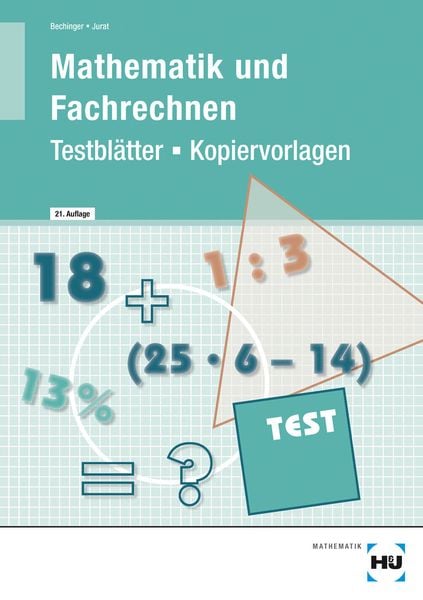 Produktbild: Testbl&auml;tter/Kopiervorlagen Mathematik und Fachrechnen