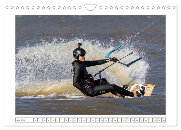 Produktbild: Wassersport - Spa&szlig; am Meer bei Wind und Wellen (Wandkalender 2026 DIN A4 quer), CALVENDO Monatskalender
