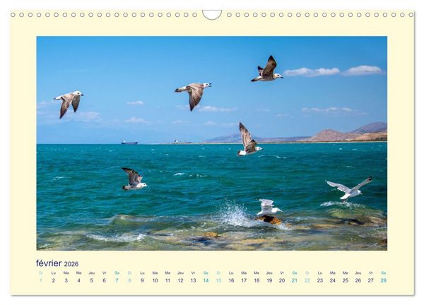 Produktbild: Les &icirc;les mythiques de Gr&egrave;ce - MILOS (Calendrier mural 2026 DIN A3 vertical), CALVENDO calendrier mensuel