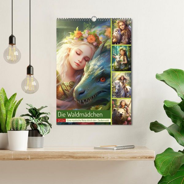 Produktbild: Die Waldm&auml;dchen. Eine mystische Reise durch den Zauberwald (Wandkalender 2026 DIN A3 hoch), CALVENDO Monatskalender
