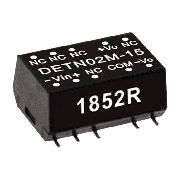 Produktbild: MEAN WELL DETN02N-05 DC/DC-Wandlermodul 200mA 2W Anzahl Ausg&auml;nge: 2 x Inhalt 1St.