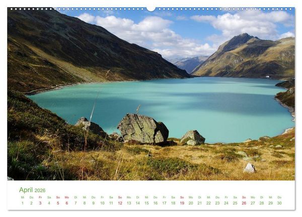 Produktbild: Bergwelt in &Ouml;sterreich (Wandkalender 2026 DIN A2 quer), CALVENDO Monatskalender
