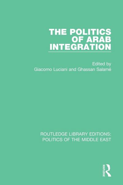 Produktbild: The Politics of Arab Integration
