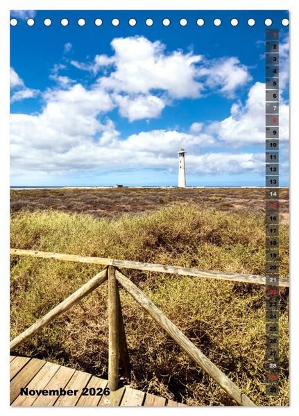 Produktbild: FUERTEVENTURA S&uuml;dsee-Flair (Tischkalender 2026 DIN A5 hoch), CALVENDO Monatskalender