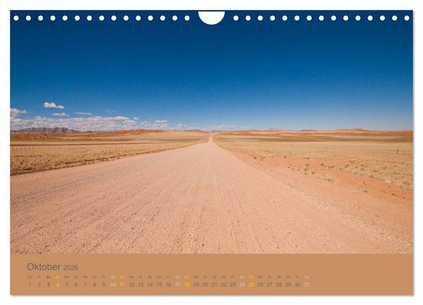 Produktbild: Afrika Impressionen. NAMIBIA - S&Uuml;DAFRIKA - BOTSWANA (Wandkalender 2026 DIN A4 quer), CALVENDO Monatskalender