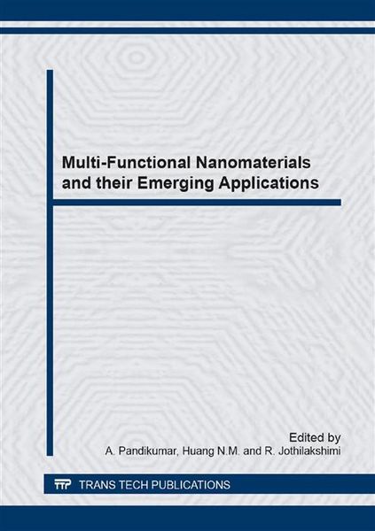 Produktbild: Multi-Functional Nanomaterials and their Emerging Applications