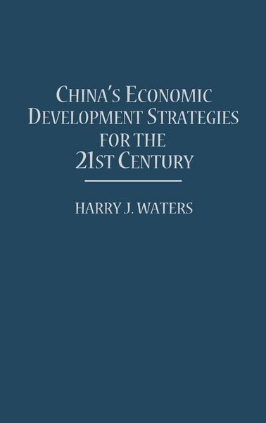 Produktbild: China's Economic Development Strategies for the 21st Century