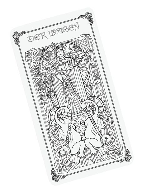 Produktbild: Tarot zum Ausmalen