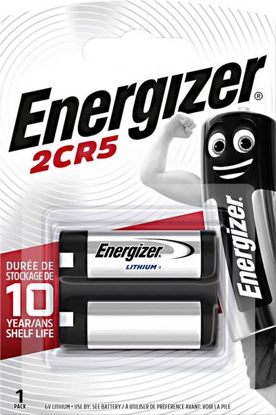 Produktbild: Energizer 2 CR 5 Fotobatterie 2CR5 Lithium 1500 mAh 6V 1St.