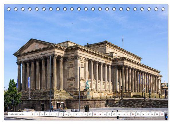 Produktbild: Faszination Liverpool (Tischkalender 2026 DIN A5 quer), CALVENDO Monatskalender