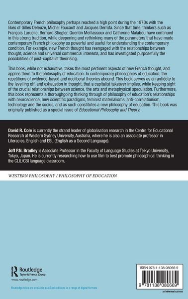 Produktbild: Educational Philosophy and New French Thought