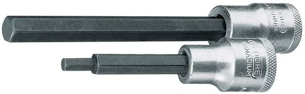 Produktbild: Steckschl&uuml;sseleinsatz IN 19 1/2 Zoll Innen-6-kant SW 6mm L.140mm GEDORE