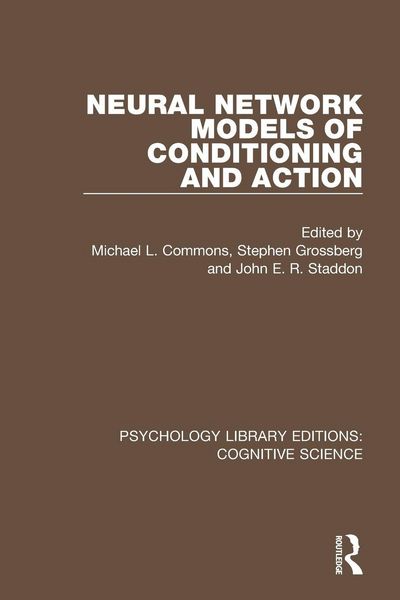 Produktbild: Neural Network Models of Conditioning and Action
