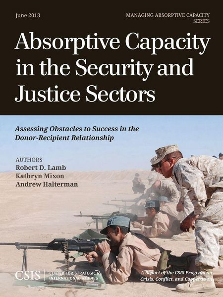 Produktbild: Absorptive Capacity in the Security and Justice Sectors