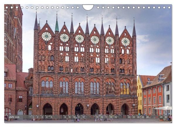 Produktbild: Stralsund - Perle der Ostsee (Wandkalender 2026 DIN A4 quer), CALVENDO Monatskalender