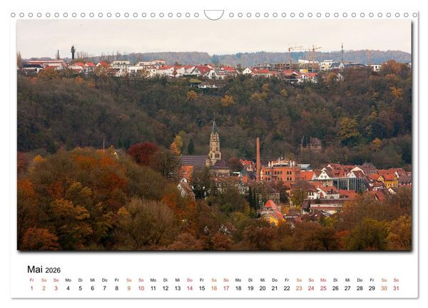 Produktbild: Aus der Ferne: Schw&auml;bisch Hall 2026 (Wandkalender 2026 DIN A3 quer), CALVENDO Monatskalender