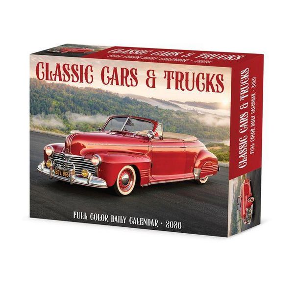 Produktbild: Classic Cars & Trucks 2026 Box Calendar