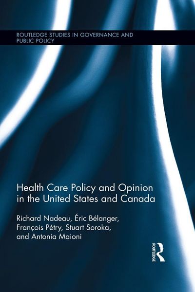 Produktbild: Health Care Policy and Opinion in the United States and Canada