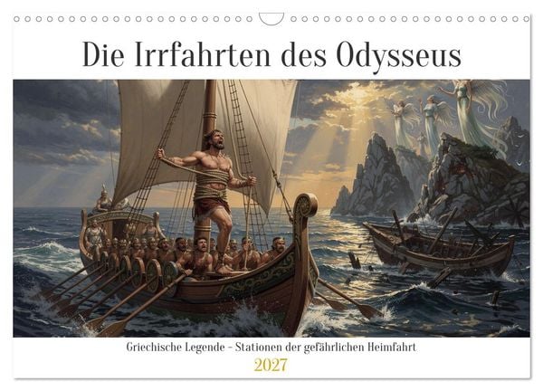 Produktbild: Die Irrfahrten des Odysseus (Wandkalender 2027 DIN A3 quer), CALVENDO Monatskalender