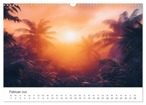 Produktbild: Die Seele des Dschungels - Eine Reise in tropische Wildnis (Wandkalender 2026 DIN A3 quer), CALVENDO Monatskalender