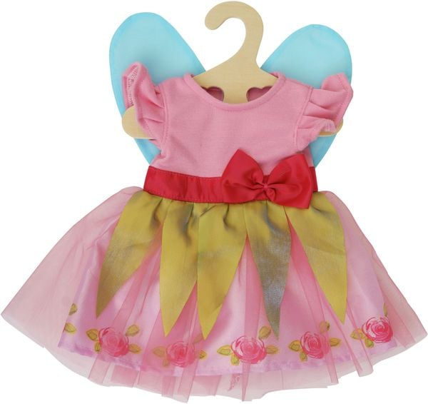 Produktbild: Puppenkleid ''Prinzessin Lillifee'' mit pinker Schleife, Gr. 35-45 cm