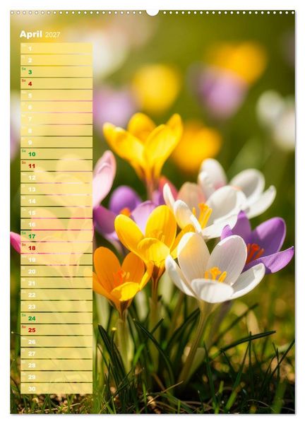 Produktbild: Bunte Farben der Natur (hochwertiger Premium Wandkalender 2027 DIN A2 hoch), Kunstdruck in Hochglanz