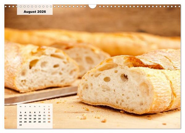 Produktbild: BROTART / 2026 (Wandkalender 2026 DIN A3 quer), CALVENDO Monatskalender