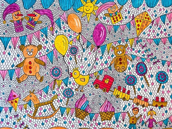 Produktbild: CALVENDO Puzzle Kindergeburtstag | 1000 Teile Lege-Gr&ouml;&szlig;e 64x48cm Foto-Puzzle f&uuml;r gl&uuml;ckliche Stunden
