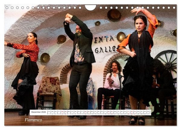 Produktbild: Von Festung bis Flamenco (Wandkalender 2026 DIN A4 quer), CALVENDO Monatskalender