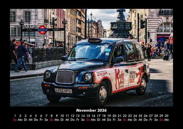Produktbild: London 2026 Fotokalender DIN A3
