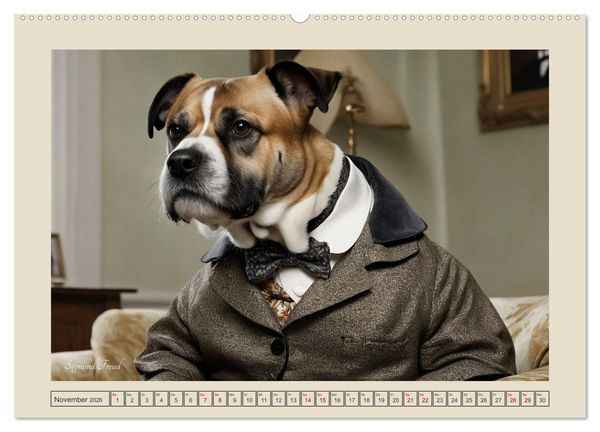 Produktbild: Historische Hundetage (hochwertiger Premium Wandkalender 2026 DIN A2 quer), Kunstdruck in Hochglanz