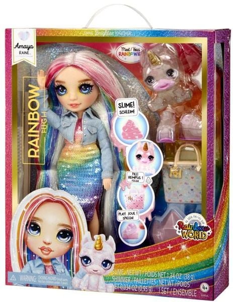 Classic Rainbow Fashion Doll- Amaya (rainbow)