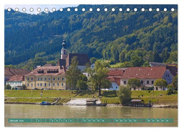 Produktbild: Donauufer im M&uuml;hlviertel (Tischkalender 2026 DIN A5 quer), CALVENDO Monatskalender