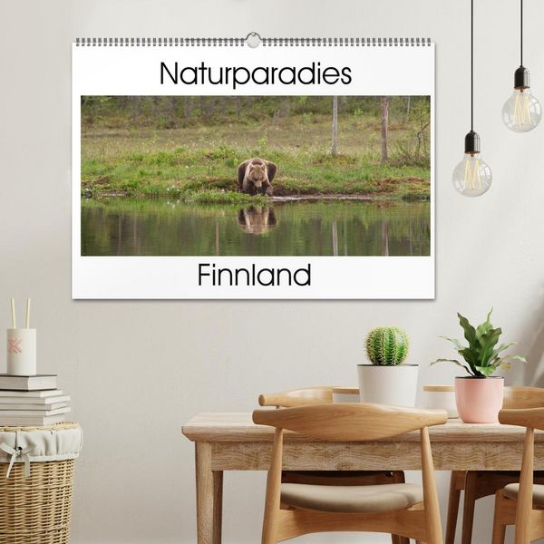 Produktbild: Naturparadies Finnland (Wandkalender 2026 DIN A2 quer), CALVENDO Monatskalender