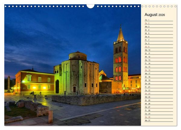 Produktbild: Zadar und Norddalmatien (Wandkalender 2026 DIN A3 quer), CALVENDO Monatskalender