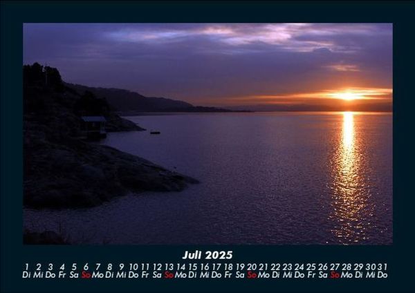 Produktbild: Sonnenunterg&auml;nge 2025 Fotokalender DIN A5