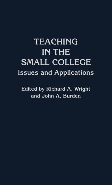 Produktbild: Teaching in the Small College