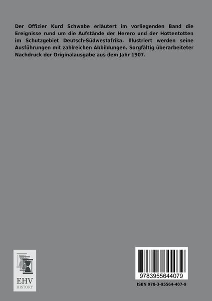 Produktbild: Der Krieg in Deutsch-S&uuml;dwestafrika 1904 - 1906