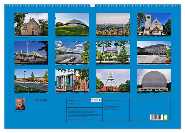 Produktbild: Bochum (Wandkalender 2026 DIN A2 quer), CALVENDO Monatskalender