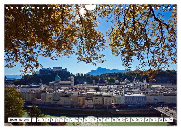 Produktbild: Mein sch&ouml;nes Salzburg (Wandkalender 2026 DIN A4 quer), CALVENDO Monatskalender